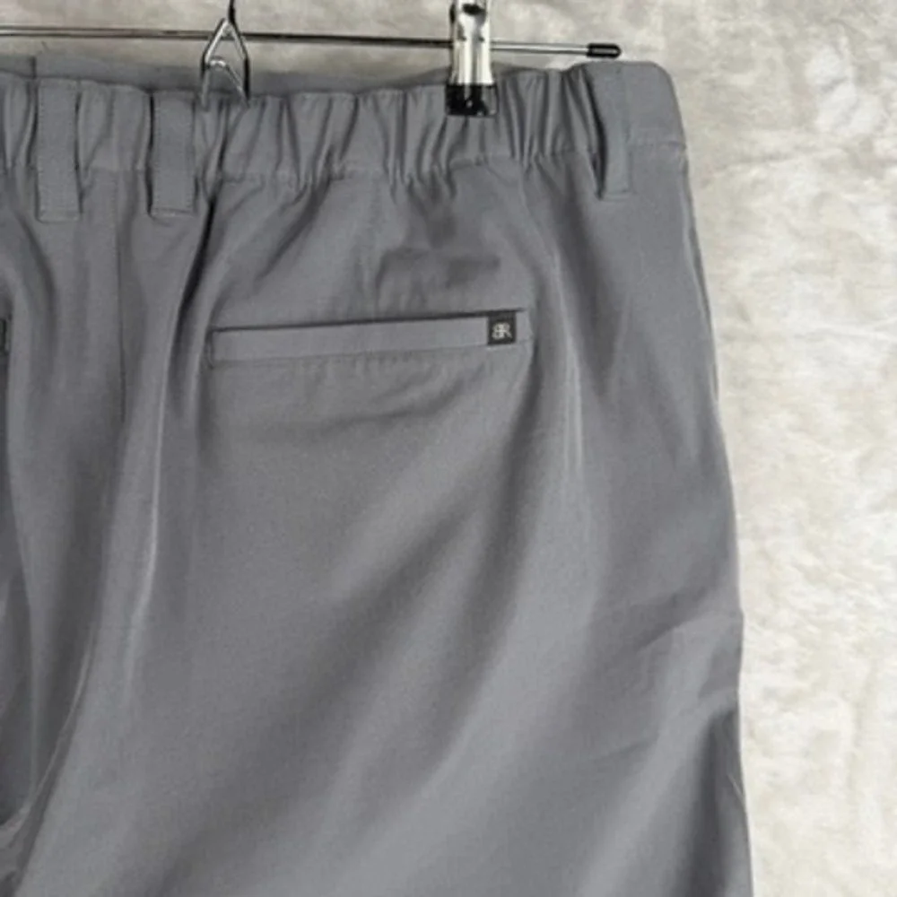 Banana Republic Core Temp Grey Performance Shorts Mens 40 Elastic Back Golf‎